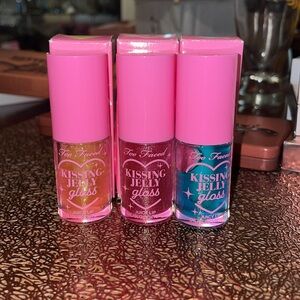 Too faced kissing jelly gloss, Juicy lip oil, gloss hybrid